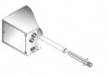 Single Wall horizontal gas terminal 130mm (for Powrmatic NV60, 75, 90, 120, 140, PV80, 110, 130)