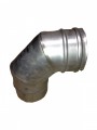 Single Wall 90 degree elbow 130mm (for Powrmatic NV60, 75, 90, 120, 140, PV80, 110, 130)