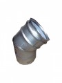 Single Wall 45 degree elbow 130mm (for Powrmatic NV60, 75, 90, 120, 140, PV80, 110, 130)